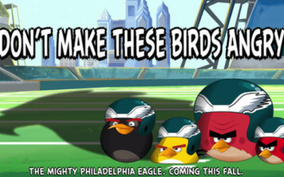 Angry Birds faz parceria com o Philadelphia Eagles, time da NFL